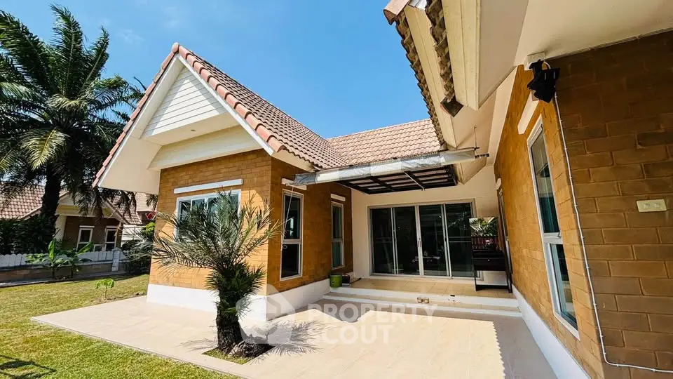 Charming single-story home with spacious patio and lush garden