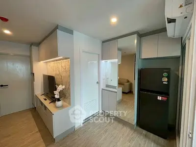 Modern apartment interior with sleek design and stylish furnishings