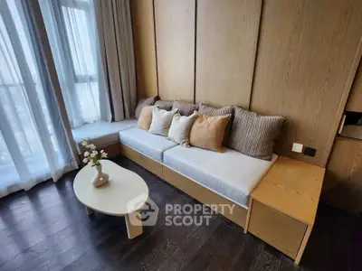 Stylish modern living room with cozy seating and elegant decor