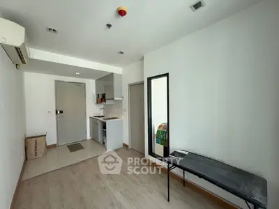 Modern apartment interior with open layout and minimalist design
