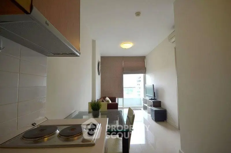Modern apartment interior with open layout and natural light