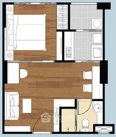  1 Bedroom Condo at Lumpini Place Rama 9 Ratchada Phase 1 2-3