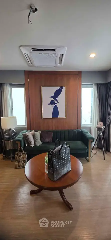 Stylish living room with modern decor and elegant furniture