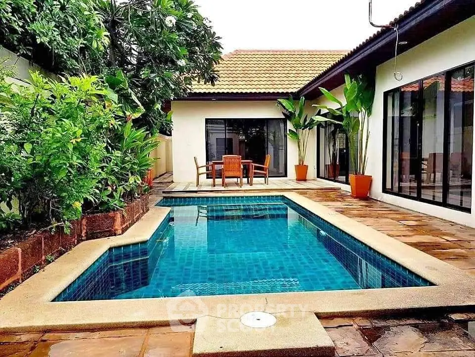 Charming villa with private pool and lush garden, perfect for relaxation and entertaining.