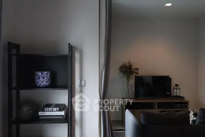 Modern living room with stylish decor and cozy ambiance