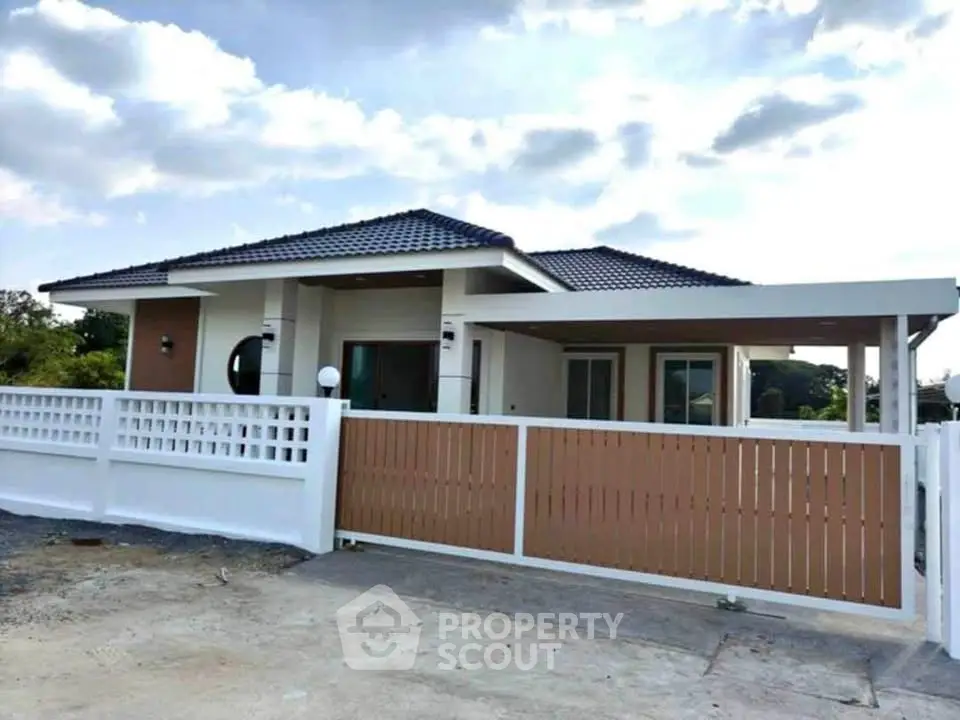 Charming single-story home with modern design and spacious fenced yard.