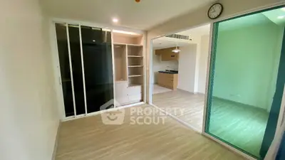 Spacious modern apartment with open layout and sleek kitchen design