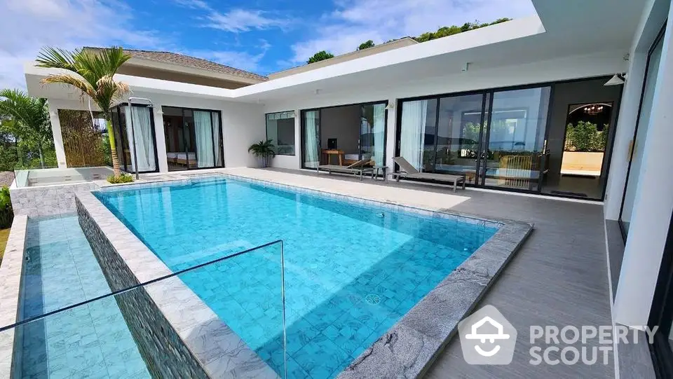 Luxurious modern villa with private pool and spacious terrace, perfect for relaxation and entertaining.