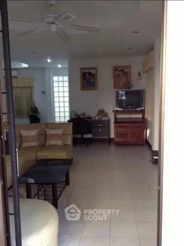 Cozy living room with comfortable seating and modern decor