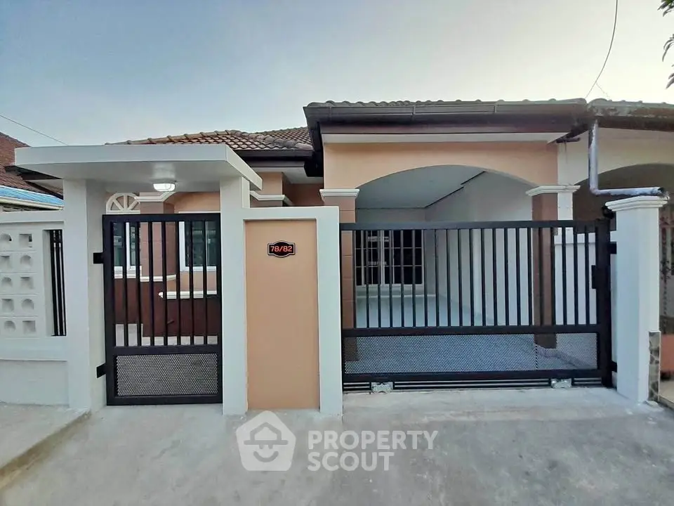 Charming single-story home with gated entrance and modern design
