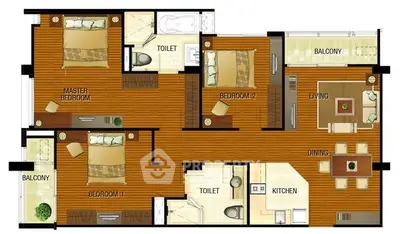  3 Bedrooms Apartment at Y O Place-2