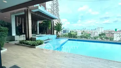Luxurious rooftop pool with stunning city views and modern design.