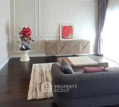 Elegant living room with modern decor and stylish furniture