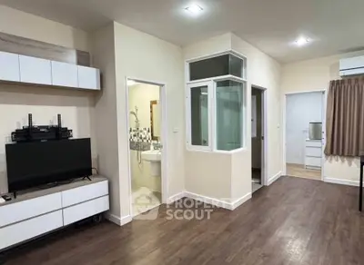 Modern apartment interior with open layout and stylish decor