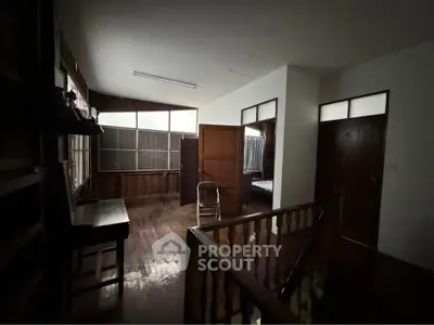 Cozy wooden interior with natural light and rustic charm