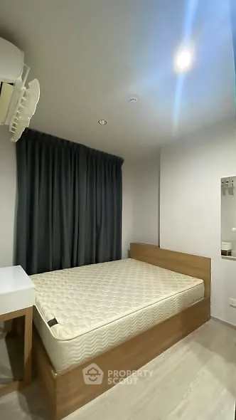 Cozy bedroom with minimalist design and natural light