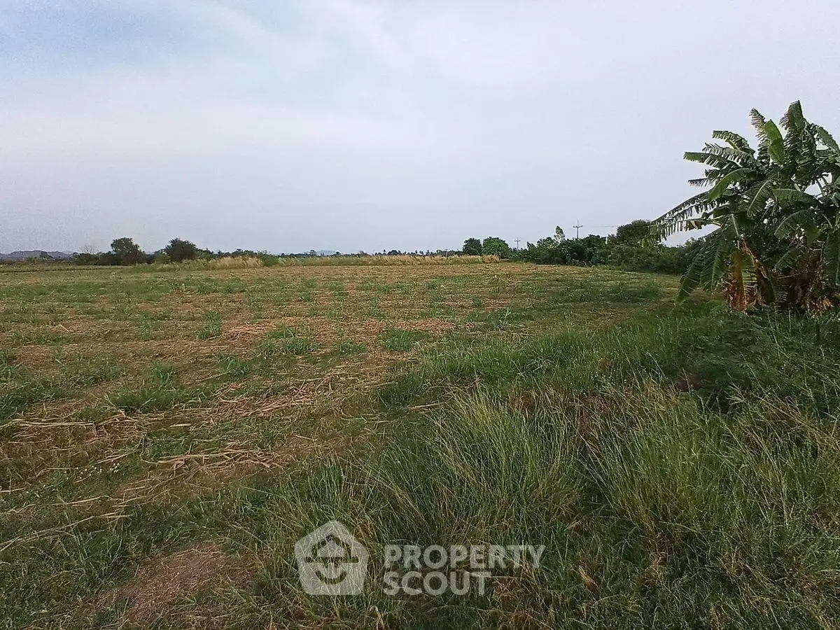 Expansive green field perfect for development opportunities in a serene location.