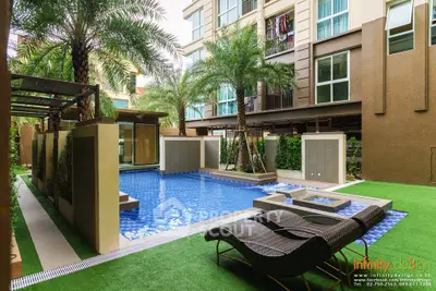 Fully Furnished 1 Bedroom Condo at The Light New York Sukhumvit 64-3
