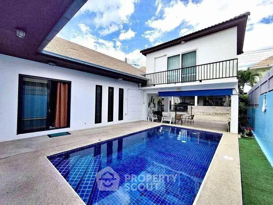 Stunning modern villa with private pool and spacious outdoor area, perfect for luxury living.