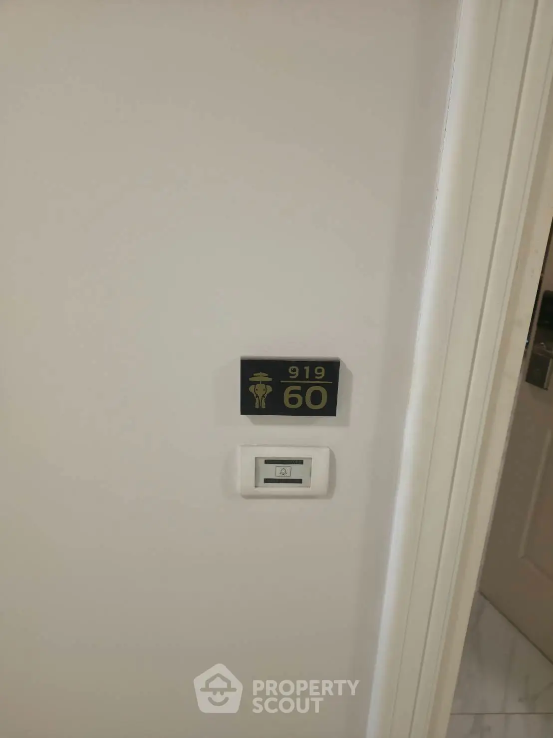 Modern elevator interior with sleek design and digital display