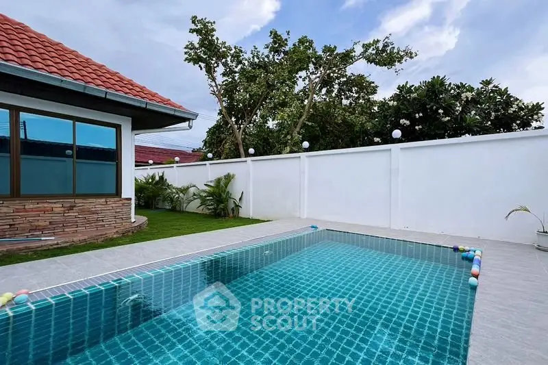 Charming villa with private pool and lush garden, perfect for relaxation and entertaining.