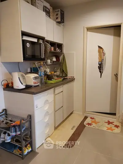 Cozy kitchen with modern appliances and ample storage space