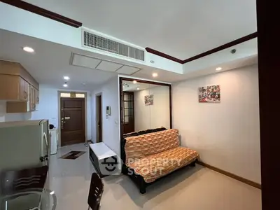 Cozy living room with modern decor and stylish furniture