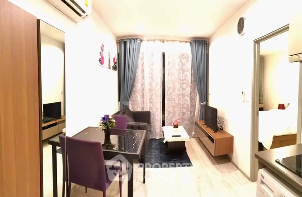 Fully Furnished 1 Bedroom Condo at Ideo Mobi Sukhumvit Eastgate-1