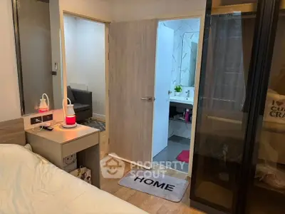 Cozy bedroom with ensuite bathroom and modern decor