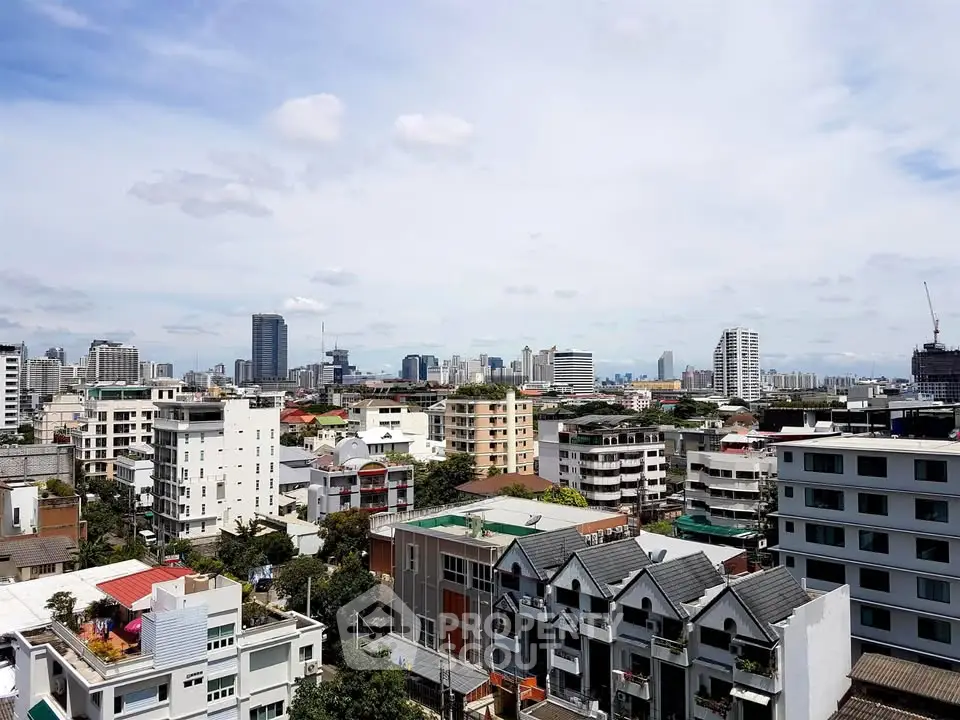 Stunning cityscape view showcasing diverse architecture and skyline in a vibrant urban setting.
