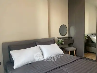 Cozy bedroom with modern decor and stylish furniture