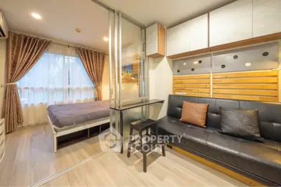 Modern studio apartment with stylish decor and cozy ambiance