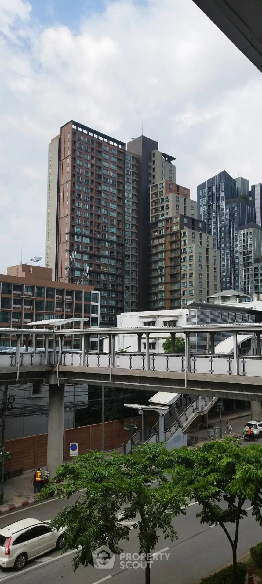 Stunning urban high-rise buildings with modern architecture and cityscape view.