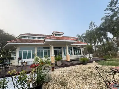 Charming suburban home with spacious garden and modern architecture