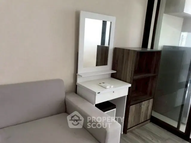 Modern apartment interior with sleek furniture and stylish decor