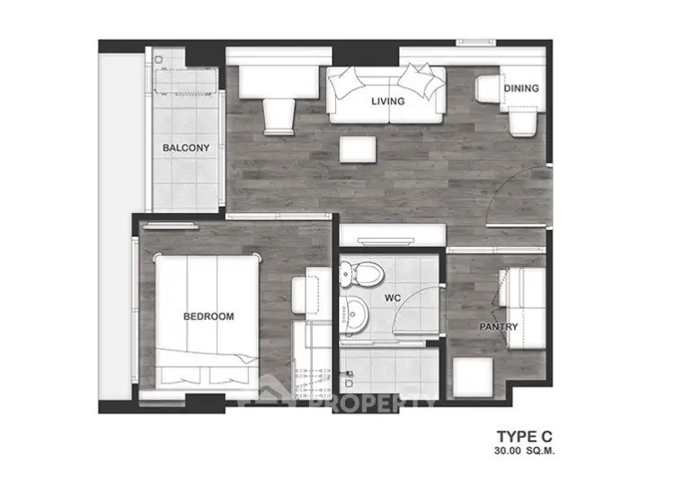  1 Bedroom Condo -1
