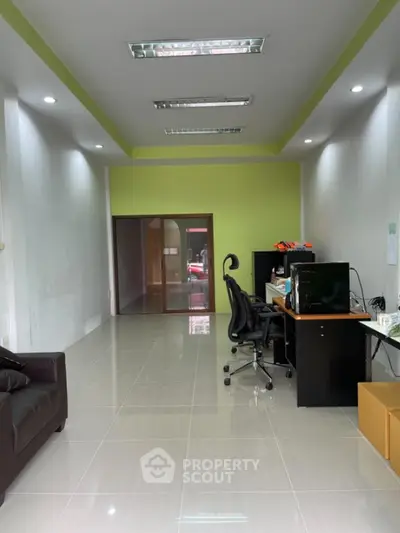 Spacious office space with modern design and ample natural light