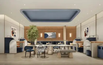Luxurious modern living room with elegant decor and spacious seating area