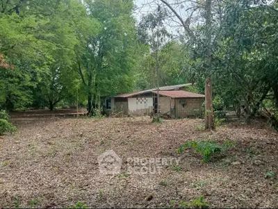 Charming rustic home surrounded by lush greenery, perfect for nature lovers seeking tranquility.