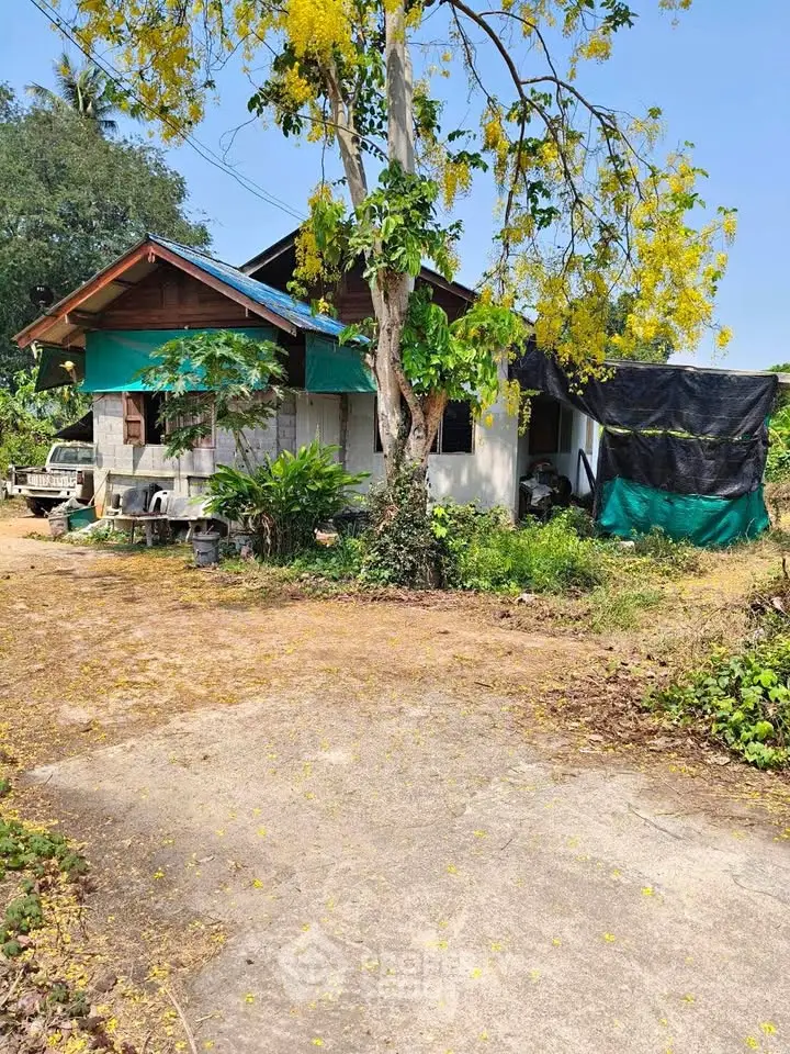 Charming rustic house with lush greenery and spacious outdoor area, perfect for nature lovers seeking tranquility.