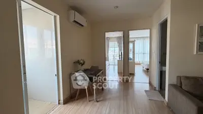 Modern apartment interior with open layout and natural light