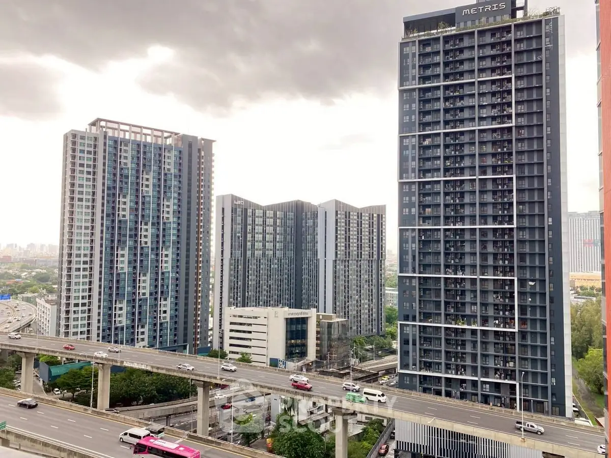 Stunning urban high-rise buildings with modern architecture and city view.
