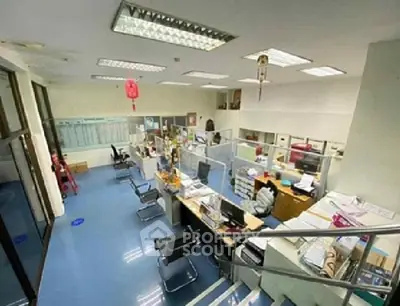 Spacious office interior with modern design and ample natural light