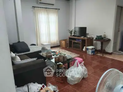 Cozy living room with modern furniture and natural light