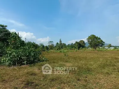 Expansive land plot with lush greenery and clear blue skies, perfect for development or investment opportunities.