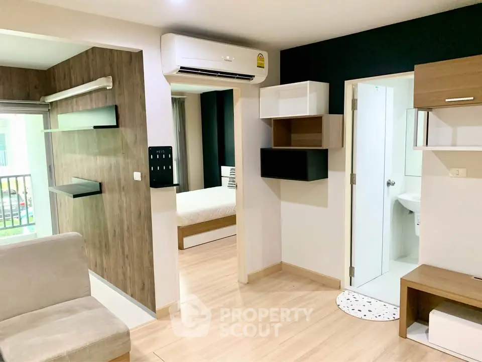 Modern apartment interior with open layout and stylish decor