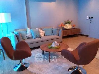 Stylish modern living room with cozy seating and elegant decor