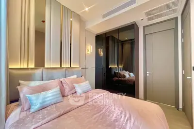 Luxurious bedroom with elegant decor and modern design