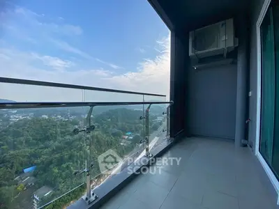 Stunning high-rise balcony with breathtaking panoramic view