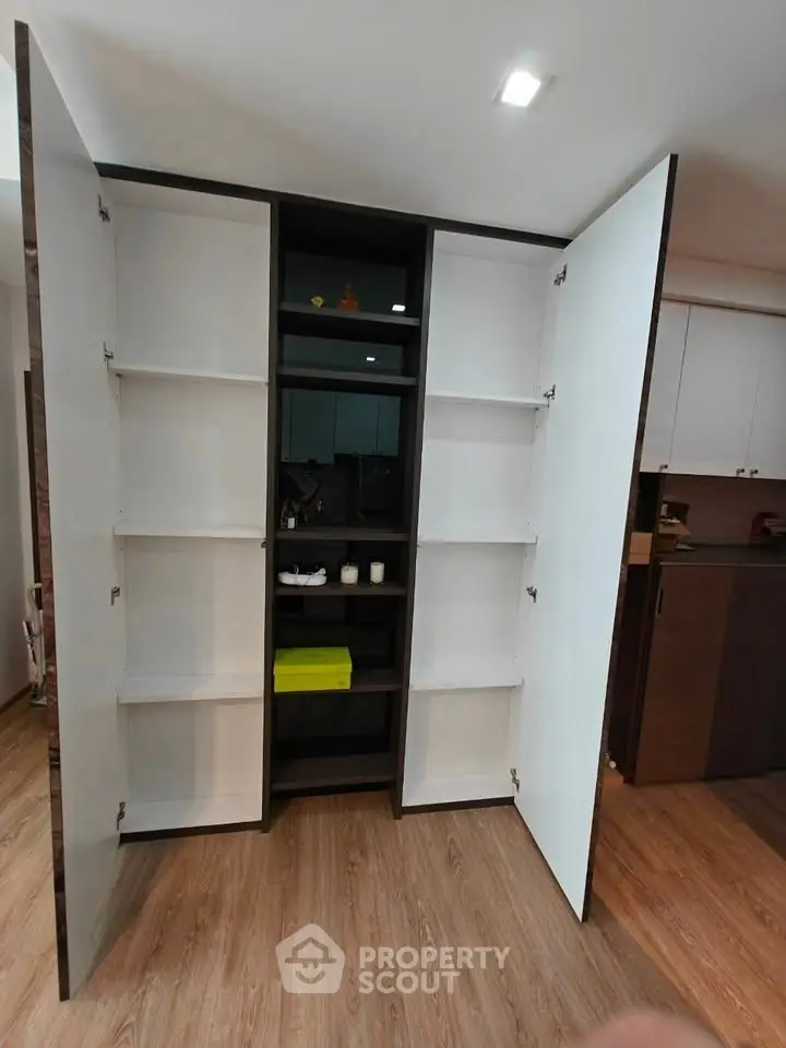 Spacious modern storage cabinet in sleek interior design